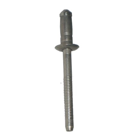 Blind Rivet, Low Profile Head, 0.1875 In Dia., 0.51 In L, Stainless Steel Body, 1000 PK